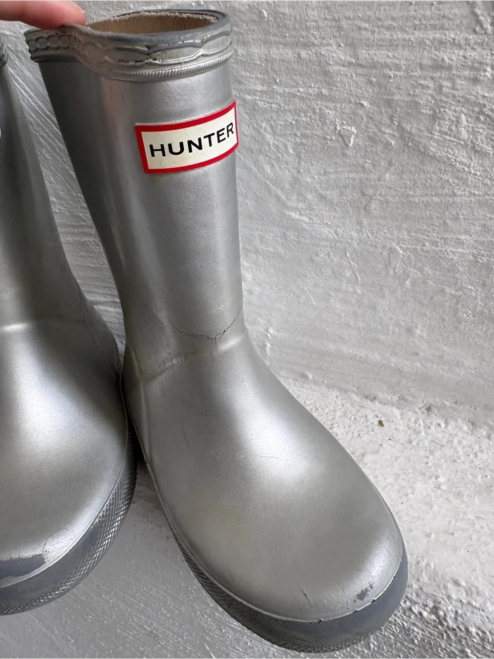 Hunter kids boots size 10 toddler